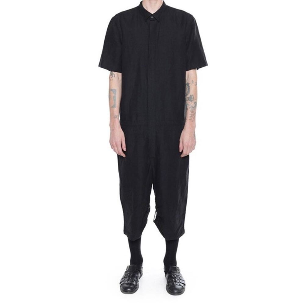 Ch. Chapter Caldan Jumpsuit Black Distressed Utility Men’s Size Small